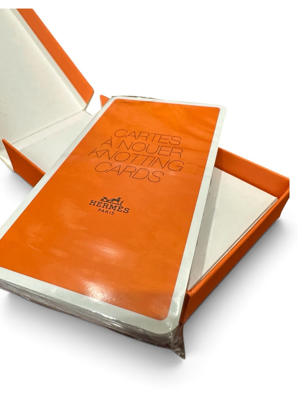 Vintage Hermès Cartes à Nouer Knotting Cards Scarf Styling Guide Sealed - Picture 1 of 8